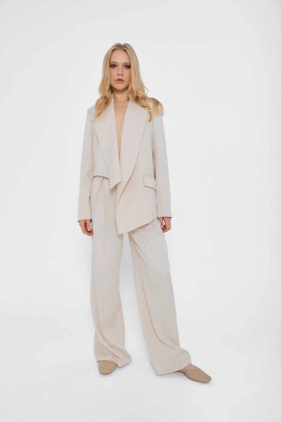 Full Length Pleated Pants