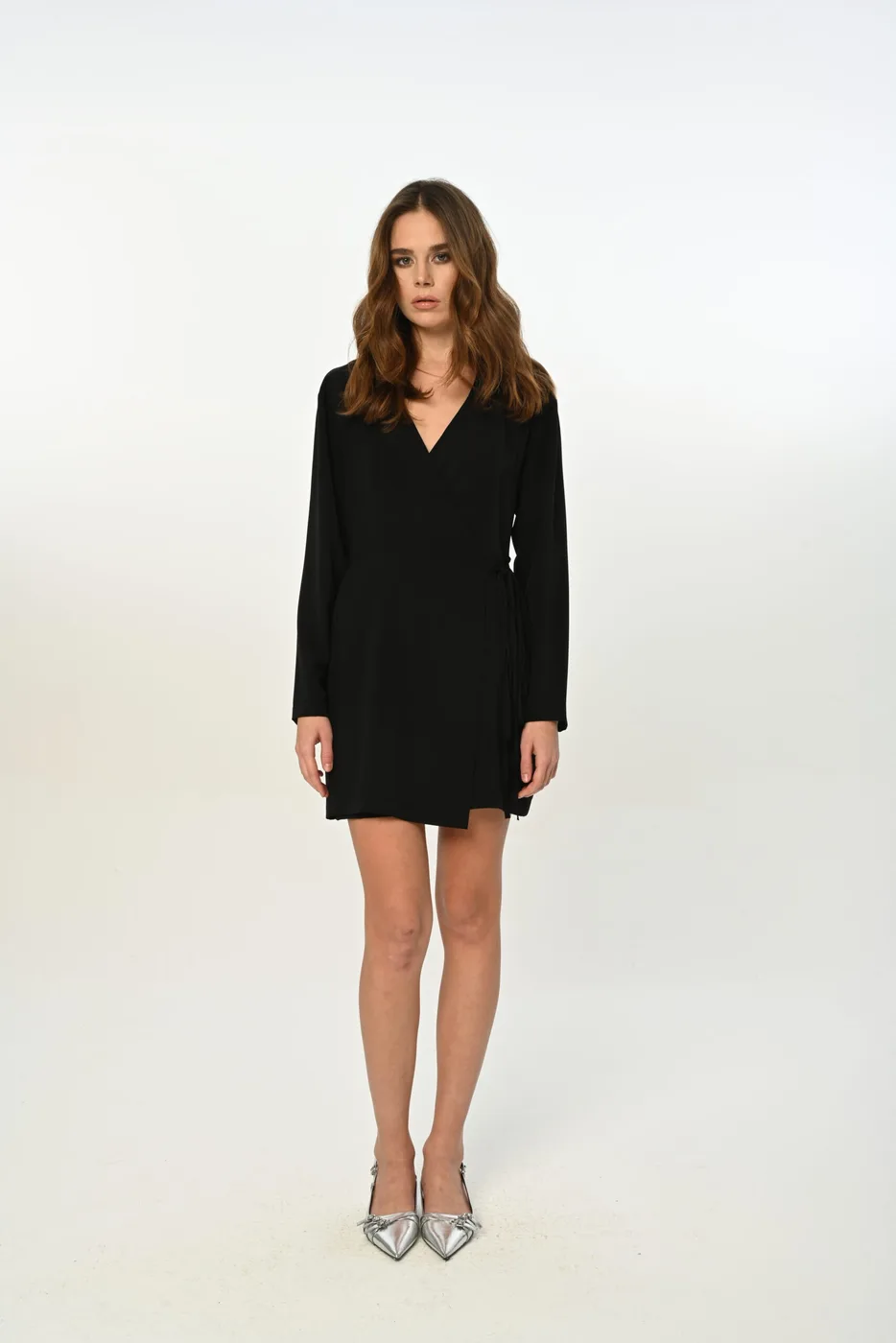 Wrap Mini Dress